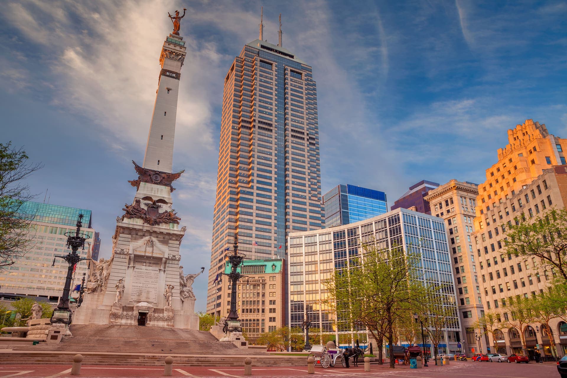 Indianapolis Monument Circle — Indiana